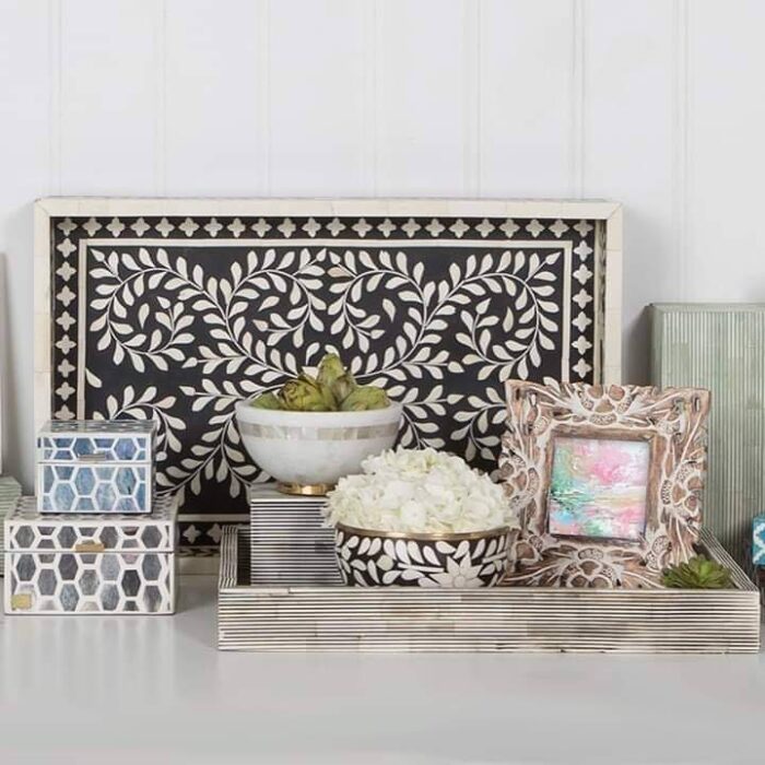 Luxury Decorative Tray & Bowl Set